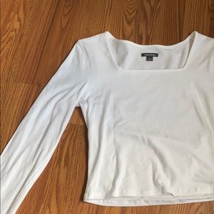 Square neck cropped top